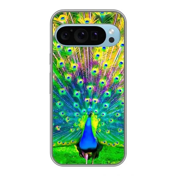 Чехол с принтом «Яркий Павлин» для Google Pixel 9