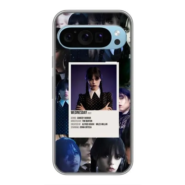 Чехол с принтом «коллаж Уэнздей» для Google Pixel 9