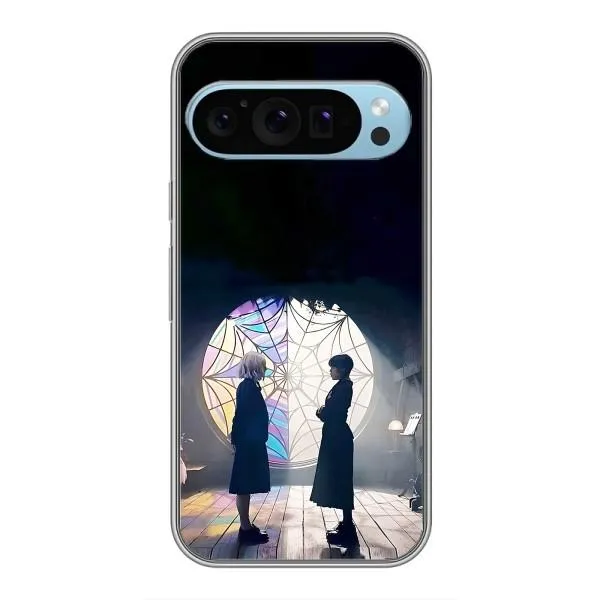 Чехол с принтом «Уэнздей и Инид» для Google Pixel 9