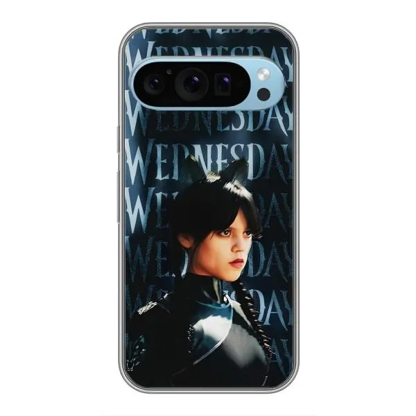 Чехол с принтом «Уэнздей кошка» для Google Pixel 9