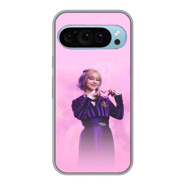 Чехол с принтом «Яркая Энид Уэнздей» для Google Pixel 9 Чехол с принтом «Яркая Энид Уэнздей» для Google Pixel 9