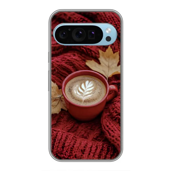 Чехол с принтом «Кофе на пледе» для Google Pixel 9