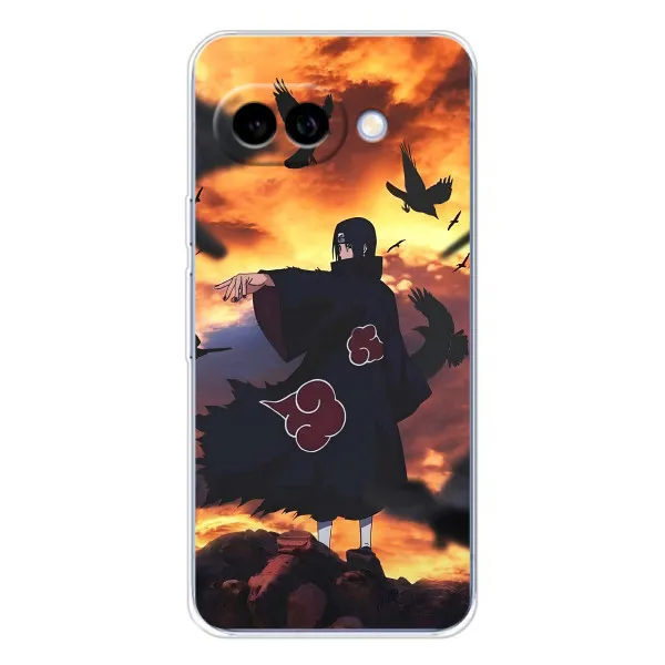 Чехол с принтом «Итачи с воронами» для Google Pixel 9A