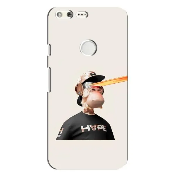 Чехол с принтом «обезьяна NFT в очках» для Google Pixel XL
