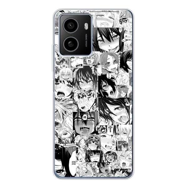 Чехол с принтом «Ahegao manga» для HMD Pulse Plus Чехол с принтом «Ahegao manga» для HMD Pulse Plus
