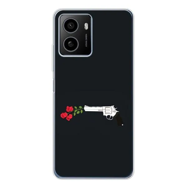 Чехол с принтом «Неожиданные цветы» для HMD Pulse Plus