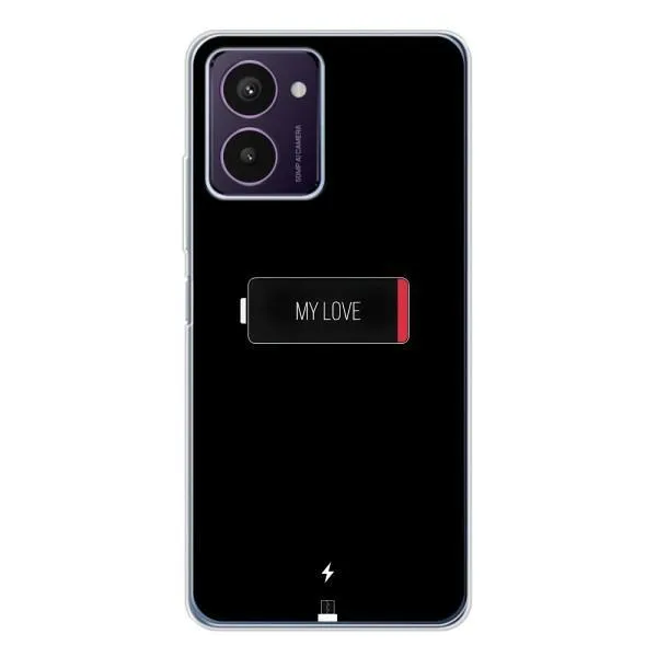 Чехол с принтом «Love battery» для HMD Pulse Pro