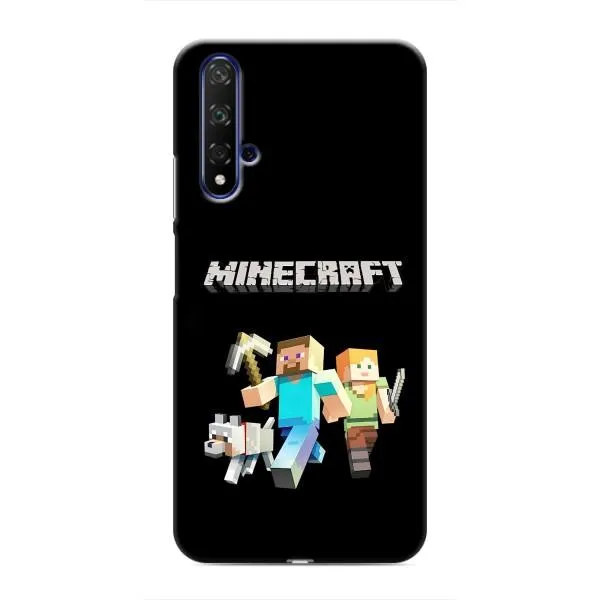 Чехол с принтом «герои Minecraft» для Huawei Honor 20