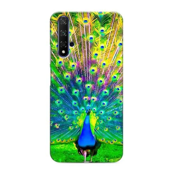 Чехол с принтом «Яркий Павлин» для Huawei Honor 20 Чехол с принтом «Яркий Павлин» для Huawei Honor 20