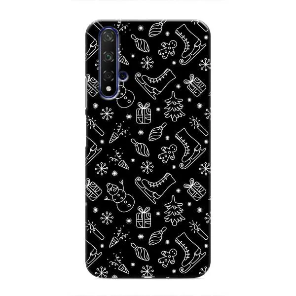 Чехол с принтом «Новогодний фон» для Huawei Honor 20 Чехол с принтом «Новогодний фон» для Huawei Honor 20