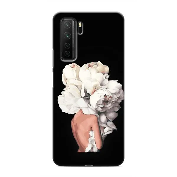 Чохол з принтом «Білі квіти» для Honor 30s Чохол з принтом «Білі квіти» для Honor 30s