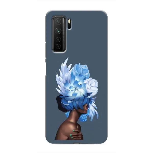 Чохол з принтом «Квіти на голові» для Honor 30s Чохол з принтом «Квіти на голові» для Honor 30s