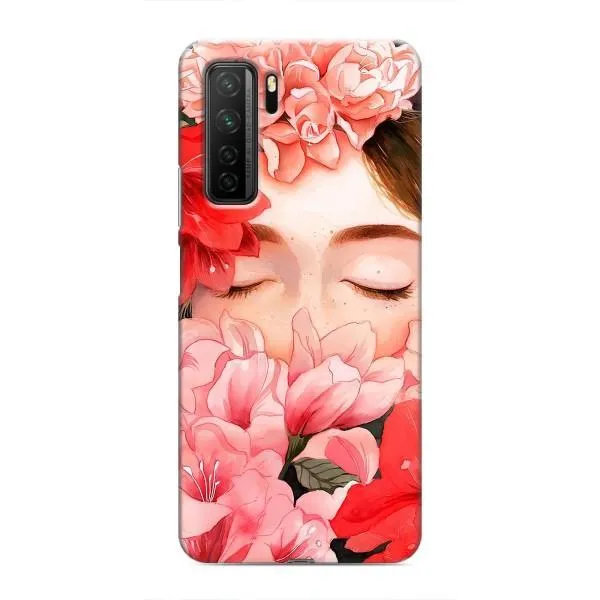 Чохол з принтом «Очі в квітах» для Honor 30s Чохол з принтом «Очі в квітах» для Honor 30s
