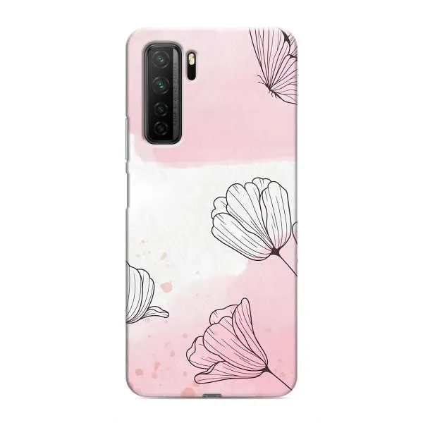 Чехол с принтом «Розовые цветы» для Honor 30s Чехол с принтом «Розовые цветы» для Honor 30s