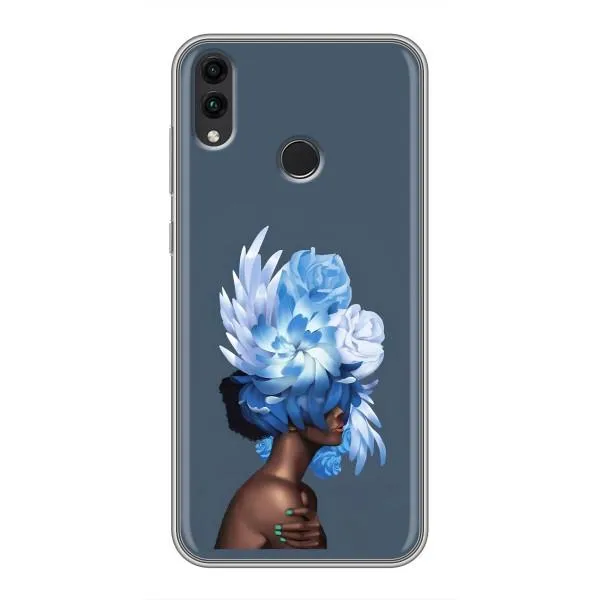 Чехол с принтом «Цветы на голове» для Huawei Honor 8C