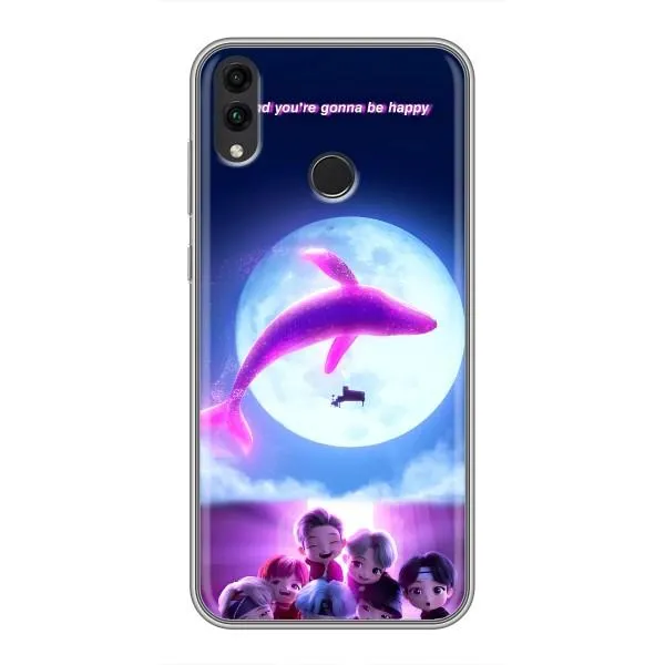 Чехол с принтом «КИТ BTS» для Huawei Honor 8C