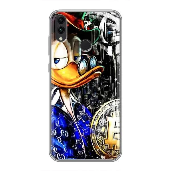 Чехол с принтом «Биткойн Скрудж» для Huawei Honor 8C Чехол с принтом «Биткойн Скрудж» для Huawei Honor 8C