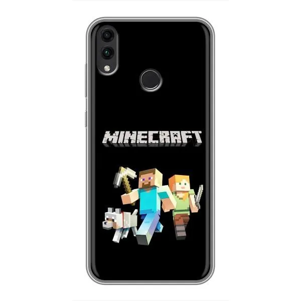 Чехол с принтом «герои Minecraft» для Huawei Honor 8C