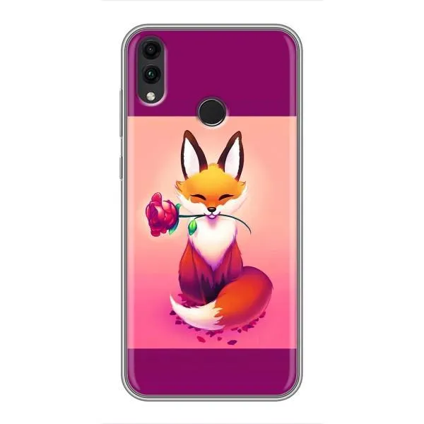 Чехол с принтом «Лисичка с розочкой» для Huawei Honor 8X Max Чехол с принтом «Лисичка с розочкой» для Huawei Honor 8X Max