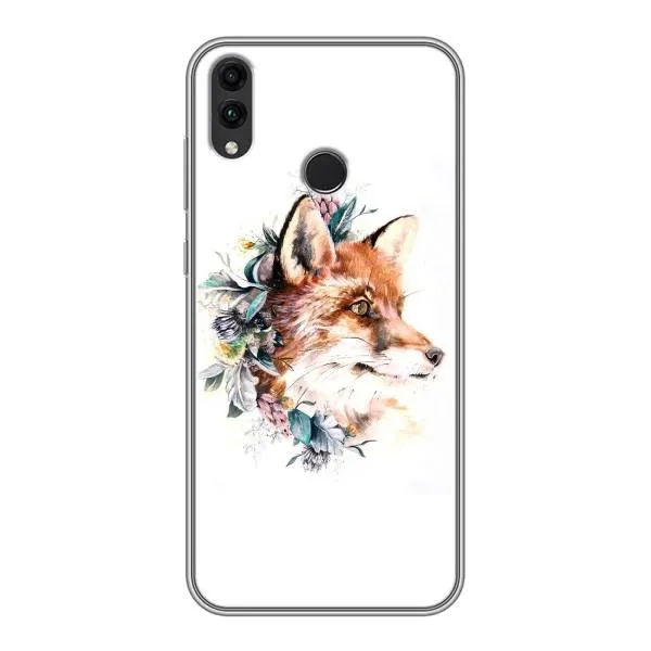 Чехол с принтом «Лисичка в цветочках» для Huawei Honor 8X Max Чехол с принтом «Лисичка в цветочках» для Huawei Honor 8X Max