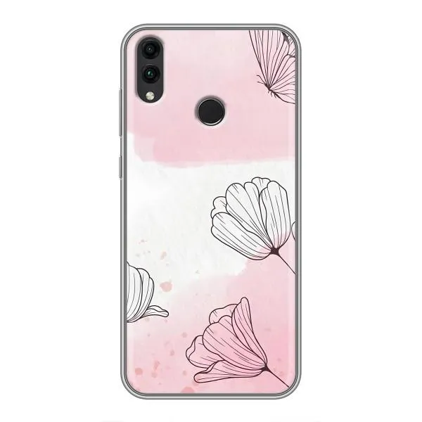 Чехол с принтом «Розовые цветы» для Huawei Honor 8X Max Чехол с принтом «Розовые цветы» для Huawei Honor 8X Max