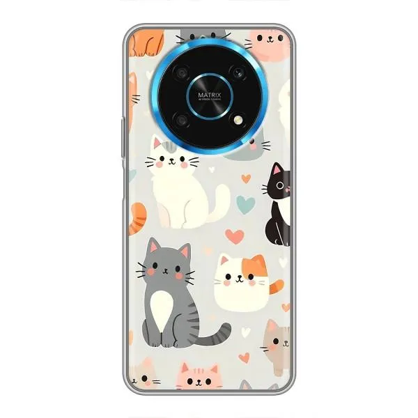 Чехол с принтом «Коллаж котов» для Huawei Honor Magic 5 Lite 5G Чехол с принтом «Коллаж котов» для Huawei Honor Magic 5 Lite 5G