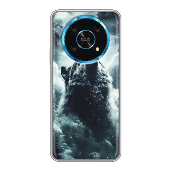 Чехол с принтом «Волк в облаках» для Huawei Honor Magic 5 Lite 5G