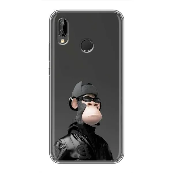 Чехол с принтом «стильная обезьяна NFT» для Huawei Honor 10 Lite Чехол с принтом «стильная обезьяна NFT» для Huawei Honor 10 Lite