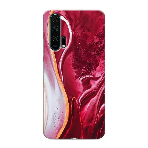 Чехол с принтом «Мрамор красный» для Huawei Honor 20 Pro