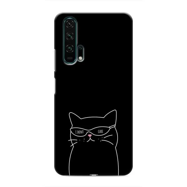 Чехол с принтом «Равнодушный кот» для Huawei Honor 20 Pro