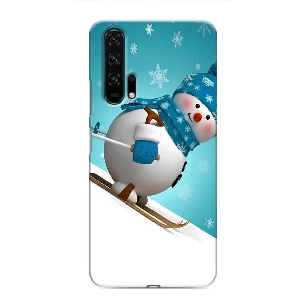 Чехол с принтом «Снеговик на лыжах» для Huawei Honor 20 Pro