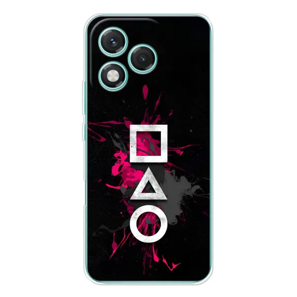 Чехол с принтом «Символы Игра кальмара» для Huawei Honor 400 Lite