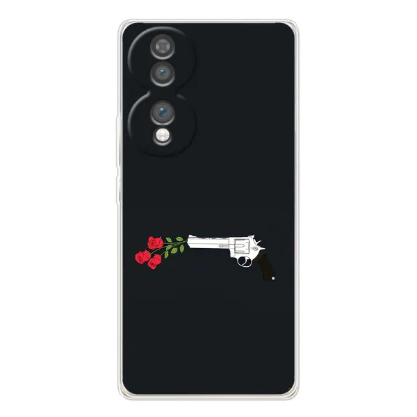 Чехол с принтом «Неожиданные цветы» для Huawei Honor 70