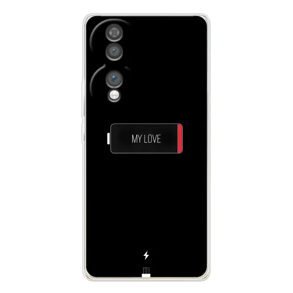 Чехол с принтом «Love battery» для Huawei Honor 70 Чехол с принтом «Love battery» для Huawei Honor 70