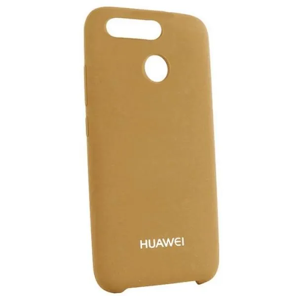 Чехол-бампер Silicone Cover для Huawei Y6 Prime 2018 Nova 2 Lite — Золотой