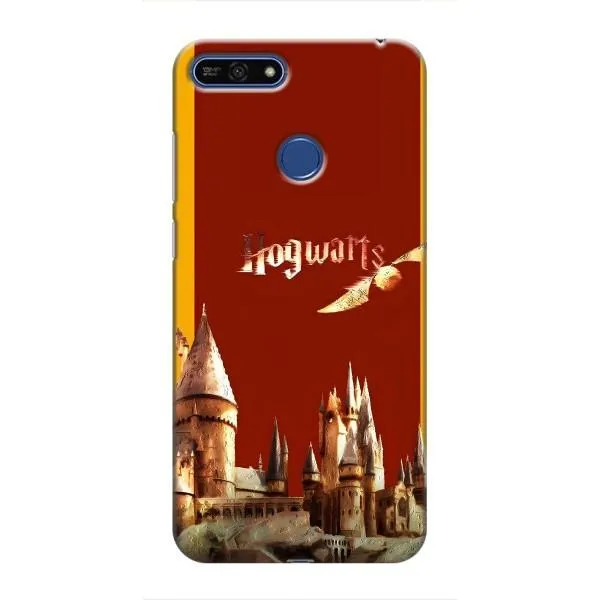 Чехол с принтом «Hogwarts» для Huawei Honor 7A Pro
