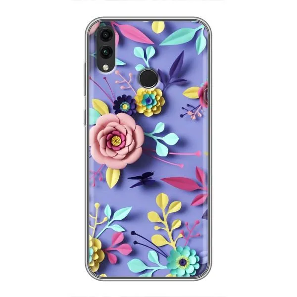 Чехол с принтом «Цветочный дизайн» для Huawei Honor 8X