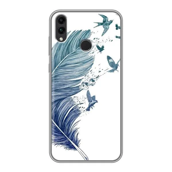 Чехол с принтом «Перышко» для Huawei Honor 8X