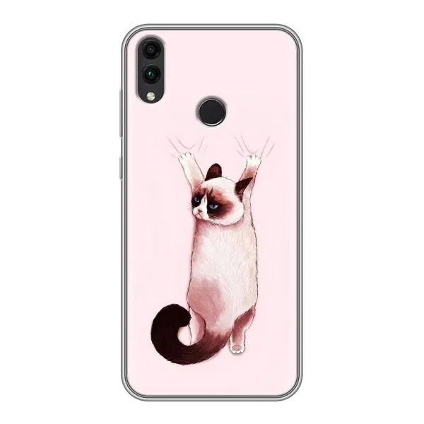 Чехол с принтом «Котик падает» для Huawei Honor 8X
