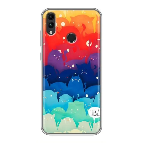 Чехол с принтом «Mew» для Huawei Honor 8X