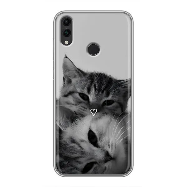 Чехол с принтом «Пара котов» для Huawei Honor 8X
