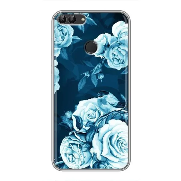 Чехол с принтом «Голубые Бутоны» для Huawei Honor 9 Lite Чехол с принтом «Голубые Бутоны» для Huawei Honor 9 Lite