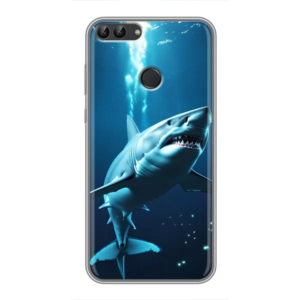 Чехол с принтом «Акула под водой» для Huawei Honor 9 Lite