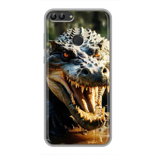 Чехол с принтом «Опасный крокодил» для Huawei Honor 9 Lite