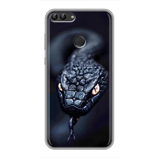Чехол с принтом «Черная змея» для Huawei Honor 9 Lite