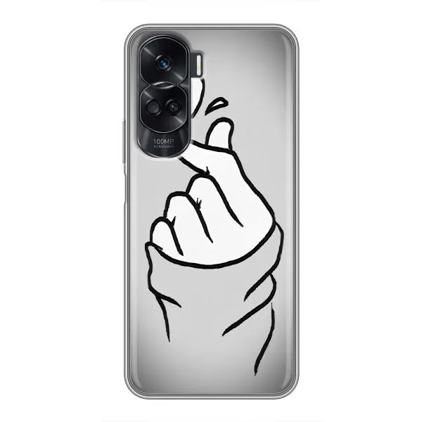 Чехол с принтом «Значок Love» для Huawei Honor 90 Lite