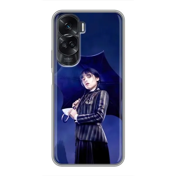 Чехол с принтом «Уэнздей с зонтом» для Huawei Honor 90 Lite