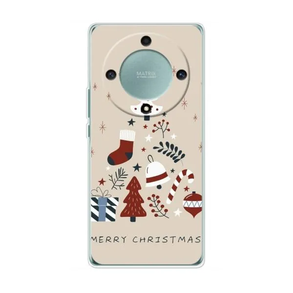 Чохол з принтом «Merry Christmas» для Huawei Honor Magic 5 Lite 5G