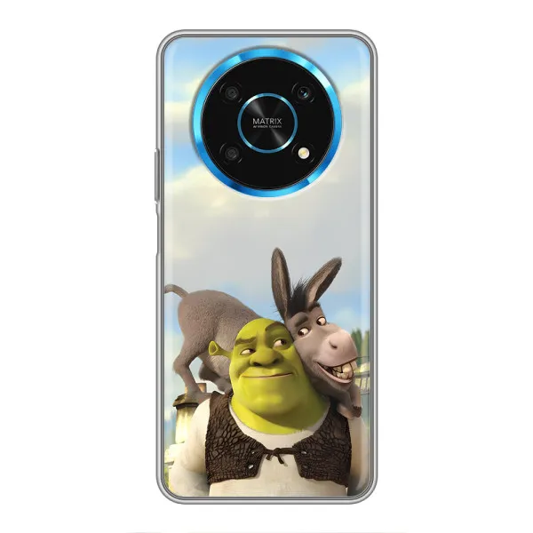 Чехол с принтом «Шрек и Осел» для Huawei Honor Magic 6 Lite 5G Чехол с принтом «Шрек и Осел» для Huawei Honor Magic 6 Lite 5G