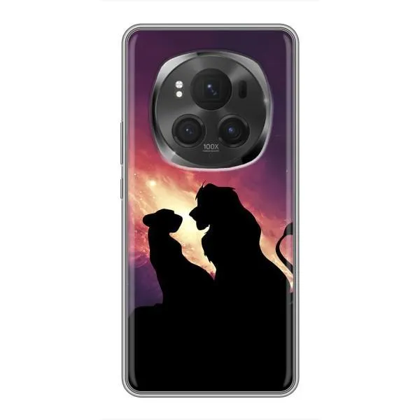 Чехол с принтом «Силуэт Симба и Налу» для Huawei Honor Magic 6 Pro